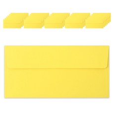 컬러 가로형 돈봉투, 옐로우, 100PIECE