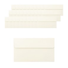 2Youngdesign 素色信封袋, 乳白色, 100入