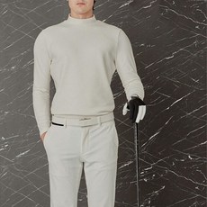 DAKS 男士高級紋理保暖高領 T恤 DGTS1D711IV