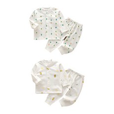 JOY MULTI 孩童居家長袖上衣+長褲 2入
