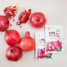 올과 우즈베키스탄 고당도 석류 6~8입 + 통째로 착즙한 루비 석류즙 2입 세트, 1.7kg, 1세트