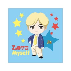 BTS CHARACTER DIY PAINTING 25 x 25 cm, Jin, 1개