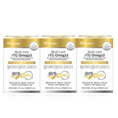 RONIEWELL 綜合保健rTG魚油膠囊, 3罐, 36.3g