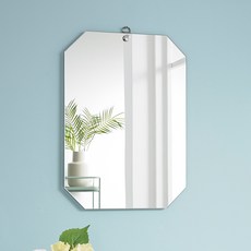 MISO eYe 簡約直八角浴室兩用玻璃鏡, 透明