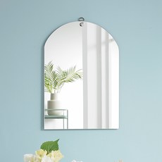 圓頂造型浴室玻璃鏡, 透明