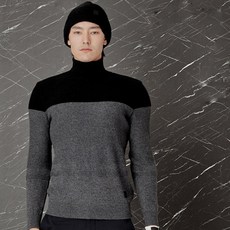 DAKS 男式拼色高領針織衫 DGSW1D753