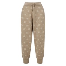 DAKS 女式徽標運動褲羊毛混紡針織褲 DNPA1D754