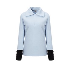 DAKS 女款拼色半拉鍊長袖T恤 DNTS1D713