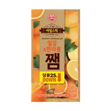 오뚜기 아임스틱 밀감 & 한라봉쨈 10p, 1개, 200g