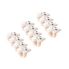 Everhouse 雲朵矽膠直角防撞角, 12個, 白色