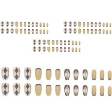 市集感性 布爾喬亞美甲片, 4個, no.3