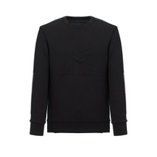 헤지스골프 니트 하이브리드 반집업 티셔츠 HUSW1D732