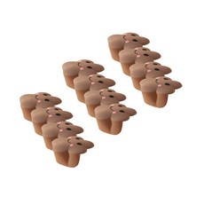 Everhouse 雲朵矽膠直角防撞角, 12個, 棕色