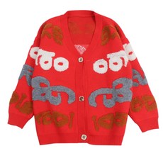 Bebemong Story 女童英文字母針織外套