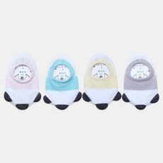 HI BABY CLUB 女款熊掌造型襪 4入
