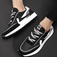 Heritz K 남성용 수제 가죽 캐주얼 스니커즈 HK0260