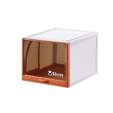 塑膠抽屜鞋櫃 L, 橘子