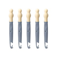 lieto 奶嘴清潔刷, 現代灰, 5入