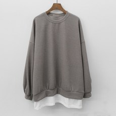 biggirlstory 大尺碼女裝Dream層次感寬鬆彈性日常穿搭大學T恤