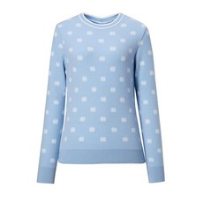 DAKS 女款LOGO印花羊毛混紡針織衫 DNSW1D715