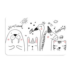 ALL HI 矽藻土吸水地墊, 11 卡通朋友貓