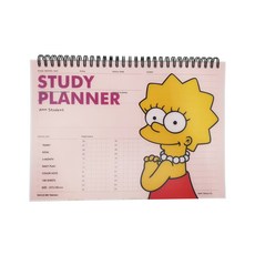 辛普森家族PP封面Lisa學習計畫, 粉色的