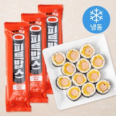 피트쿡 김밥 피트밥스 피자맛 (냉동), 240g, 3개입