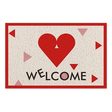 JCP 幸福愛心門墊, 歡迎