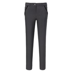 헤지스골프 여성용 기모 깅엄 체크 슬림핏 팬츠 HWPA1D722