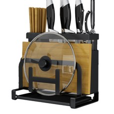 Make Me Kitchen 多功能儲物架桌面單杯, 黑色的, 1個