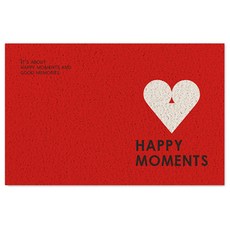 JCP 幸福愛心門墊, 瞬間