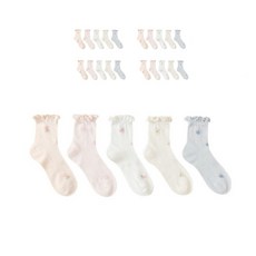 孕婦可愛舒適襪5件組, 1組