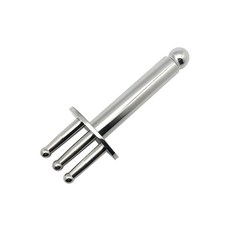 리즌즈 지압봉 괄사 마사지기 M199, 실버, 1개