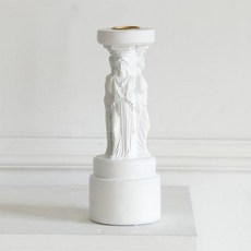 希臘裝飾燭台 希臘人, 白色