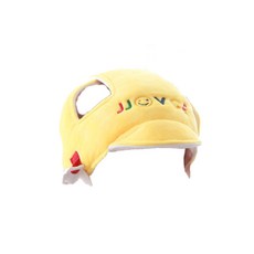 JOY MULTI 孩童字母刺繡頭部防撞帽, 黃色, 1個