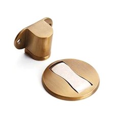 鋅簡約門擋 01 黃銅色, 1個