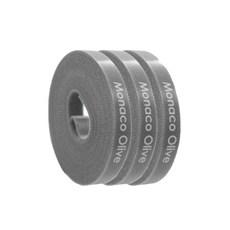 MONACO OLIVE 魔鬼氈束帶 灰色 5m, 3個