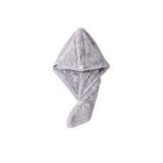 高密度吸水乾髮帽 DC-006, 灰色, 1個