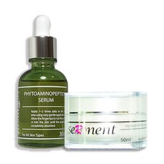 SeRment Cosmetics 高級肽霜 50ml + 植物氨基肽精華 30ml 套組, 1套