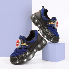 PRO WORLD CUP Kids Spider-Man Multi LED Lighting 防寒運動鞋 ZB