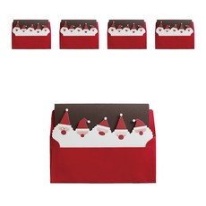 DBD DESIGN 聖誕老人村聖誕賀卡, 混色, 5個