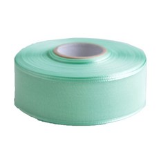 펄오간디 리본끈 40mm, 배추, 45m, 1개