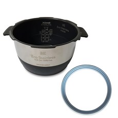 cuckoo 內鍋+橡膠密封墊圈組, 內鍋(240H)+膠墊(DH10), 1組