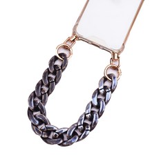 메르시밴드 빈티지 휴대폰 스트랩, 블랙, 1개