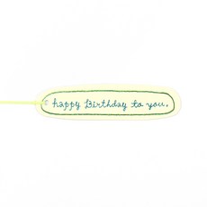 生日繪圖吊牌, 混合顏色, 100個