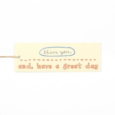 Thank You 繪圖吊牌, 混合顏色, 100個