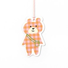 格子熊吊牌, 100個, 混合色