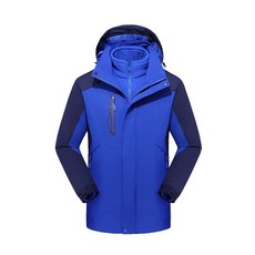 AOULS 男士拼色戶外搖粒絨層搭夾克 #8818