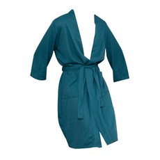 가볍게 걸치는 에어가운 샤워가운 여성용 XXXL 160~180kg, 12 스프루스 그린, 1개