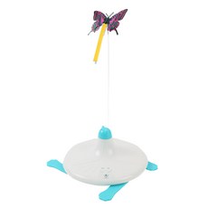 DING DONG PET 貓老虎蝴蝶自動玩具, TO201, 藍色